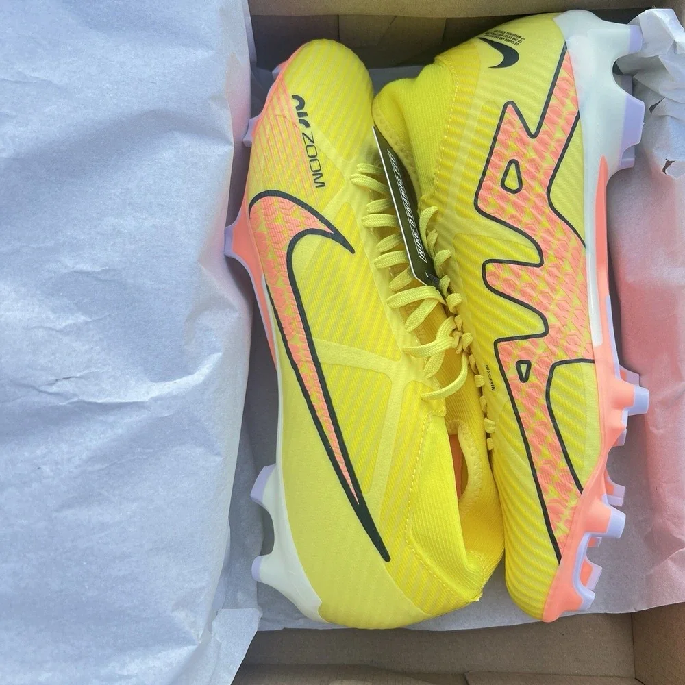 Nike Air Zoom Superfly 9 Academy FG Yellow Lucent Pack DJ5625-780 Men's Size 10 - Picture 9 of 11